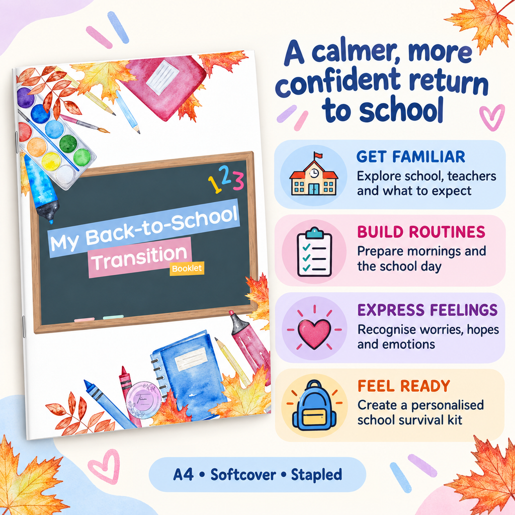 My Back-to-School Transition Booklet - SEN-Friendly Return-to-School Support