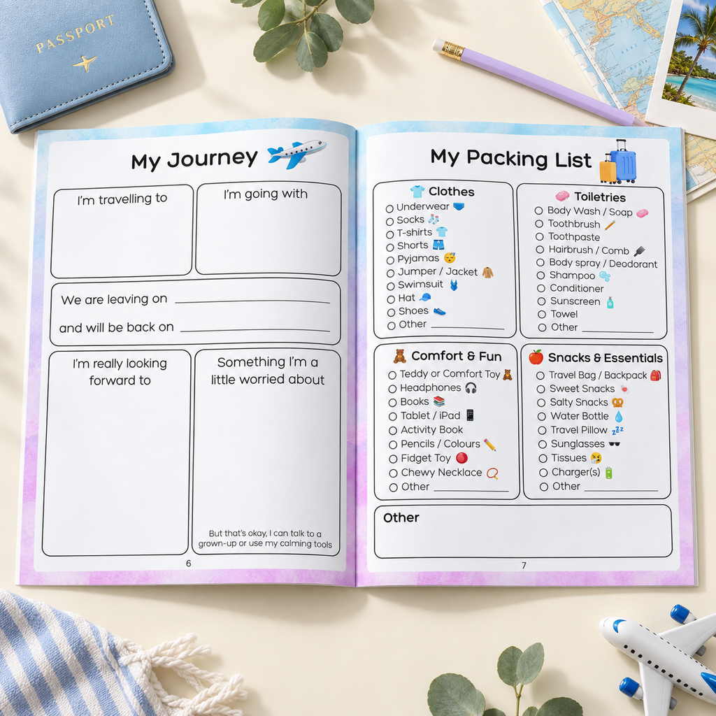My Holiday Activity Book - Filled With Fun & Feelings