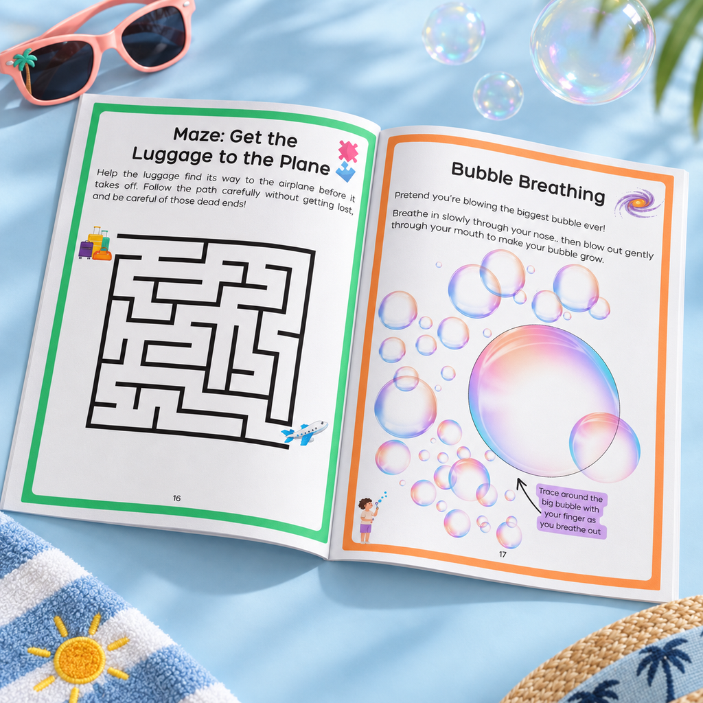 My Holiday Activity Book - Filled With Fun & Feelings