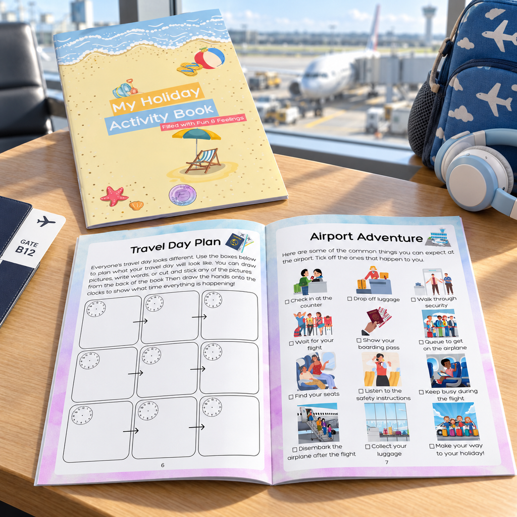 My Holiday Activity Book - Filled With Fun & Feelings