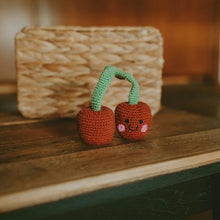 Friendly Fruit Rattle Set - Banana, Strawberry, Watermelon and Cherries