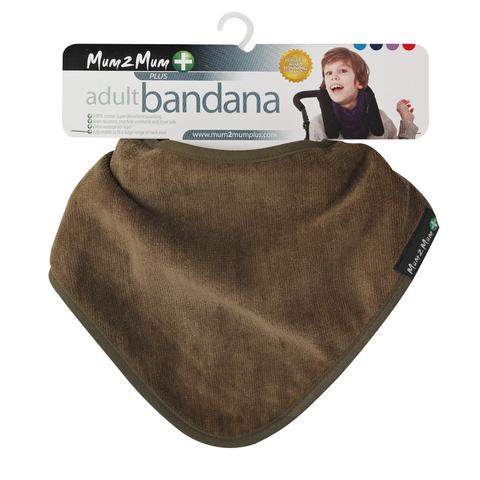 2 PACK - Mum 2 Mum PLUS Adult Bandana - 2 THE SAME COLOUR