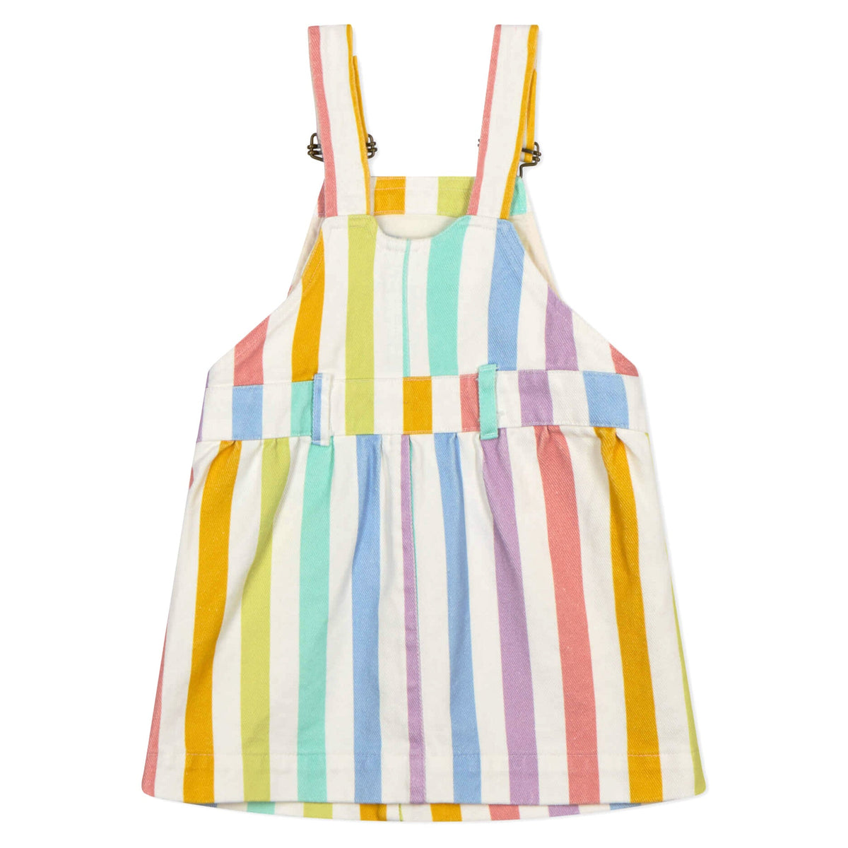 Dotty Dungarees Classic Wide Stripe Pinafore Dress - Multicolour