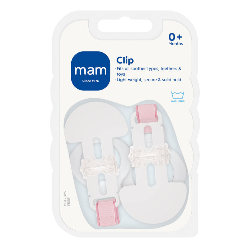 MAM Style Clip - Pink - 2 Pack