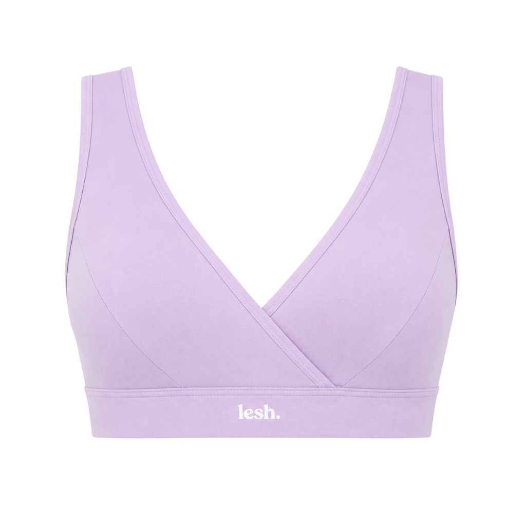 LESH - Clipless Comfort Leakproof Nursing Bra - Black / Pink / Beige