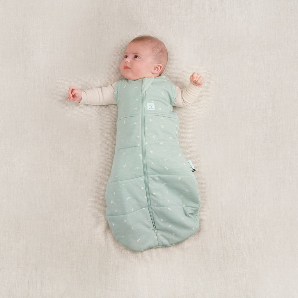 ergoPouch - Organic Winter Cocoon Swaddle Sleeping Bag - Sage - 2.5 TOG