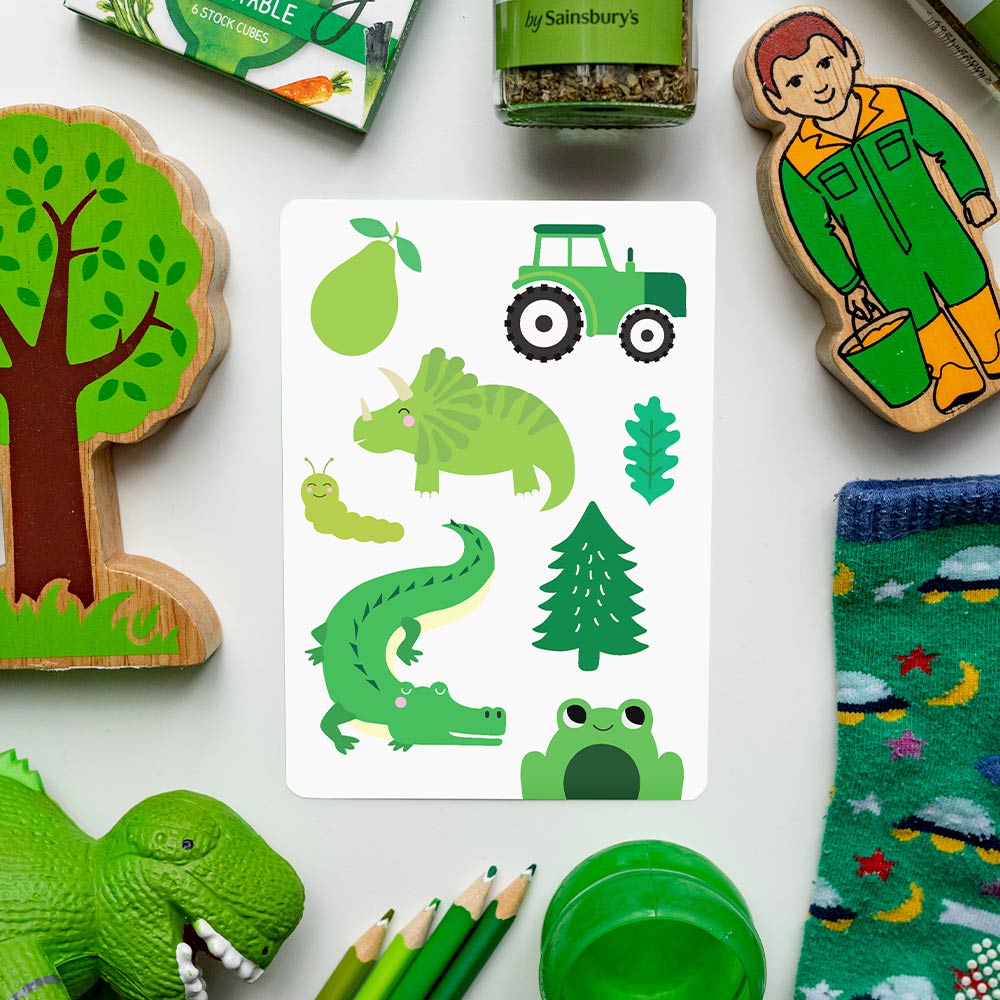 Priya & Peanut Colour Flash Cards