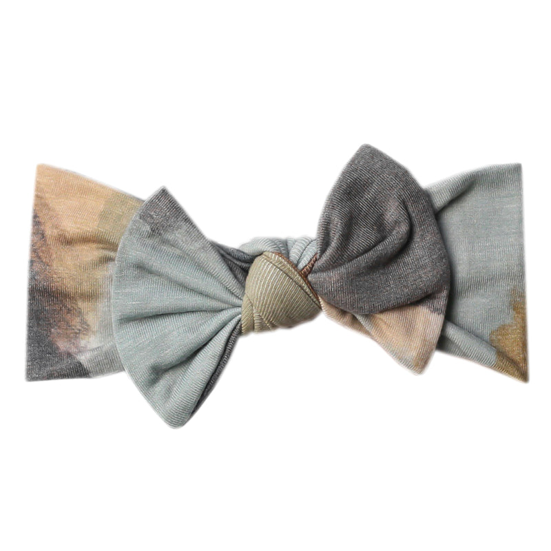 Copper Pearl Knit Headband - Picasso