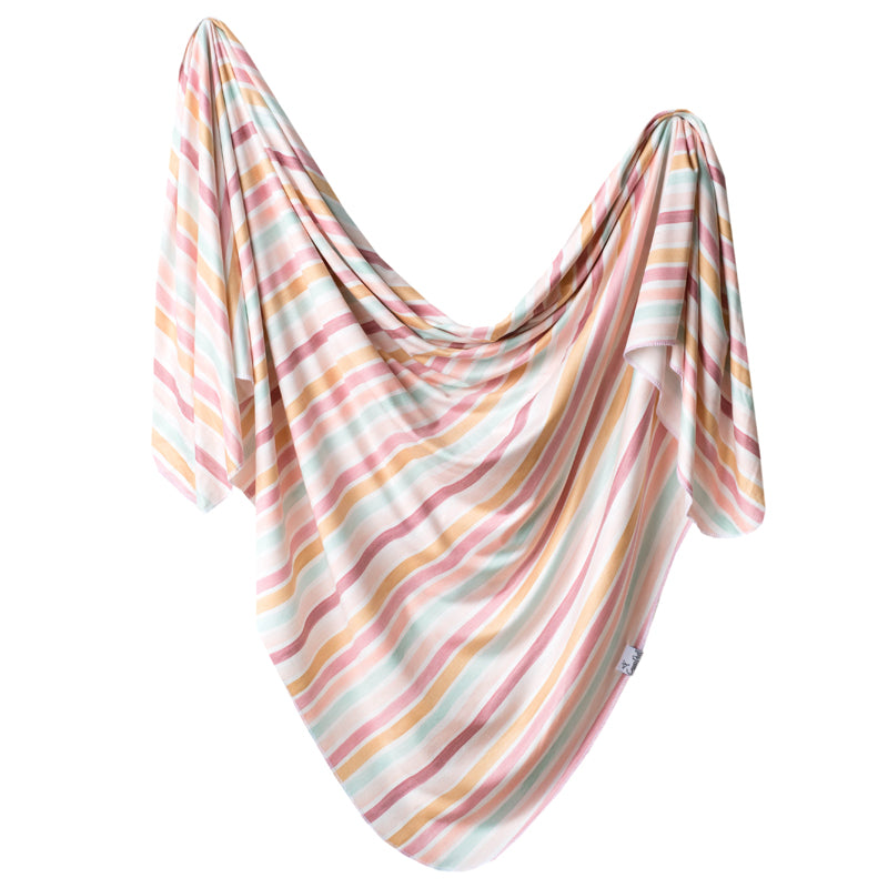 Copper Pearl Knitted Swaddle Blanket - Enchanted