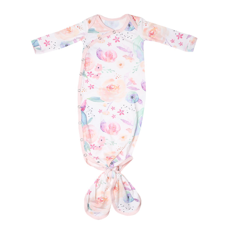 Copper Pearl Newborn Gown - Bloom