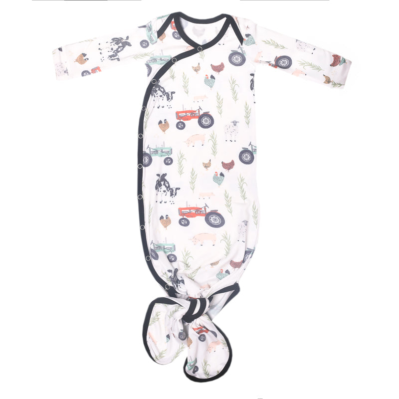 Copper Pearl Newborn Gown - Jo