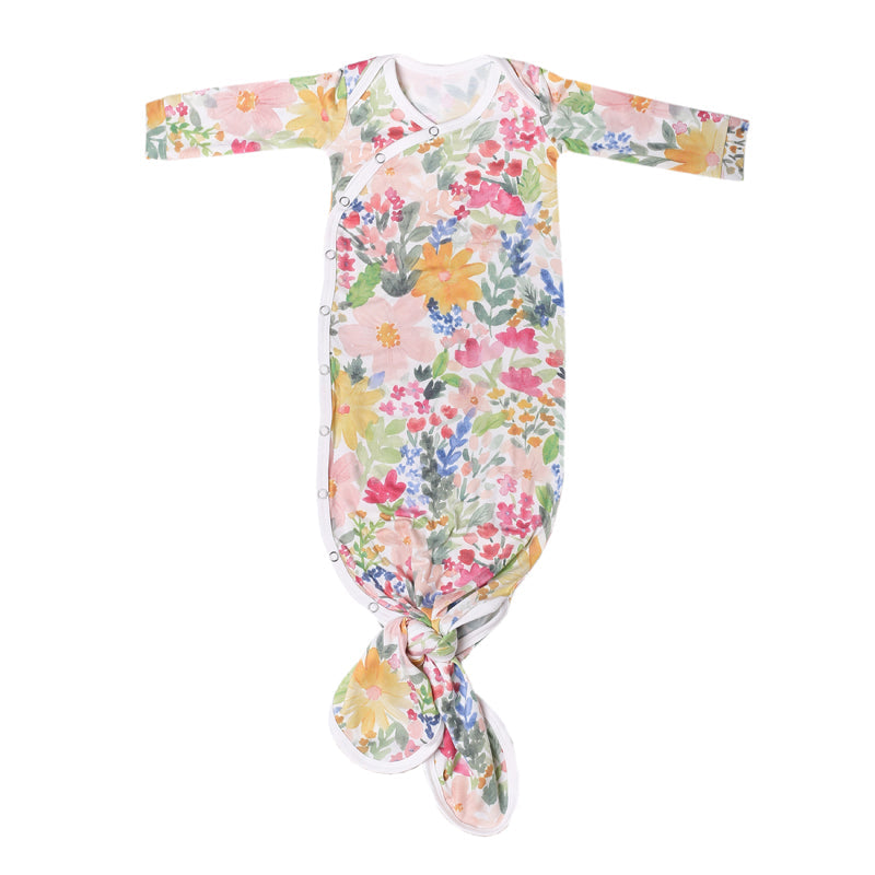 Copper Pearl Newborn Gown - Lark