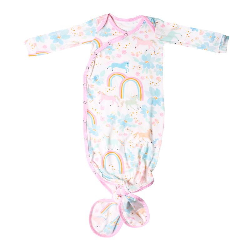 Copper Pearl Newborn Gown - Whimsy