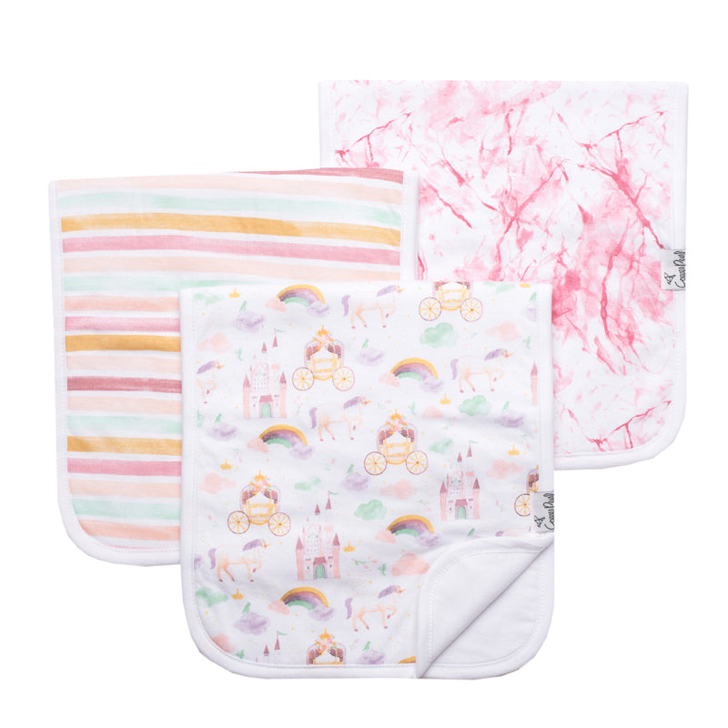 Copper Pearl Premium Burp Cloths - Enchanted - 3 Pack