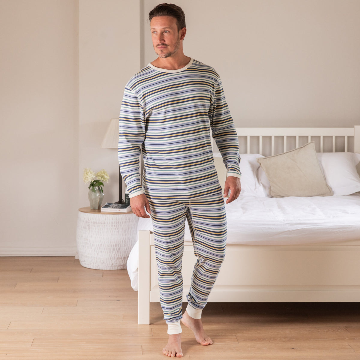 Eczema Clothing Anti Scratch Organic Adult Pyjama Set