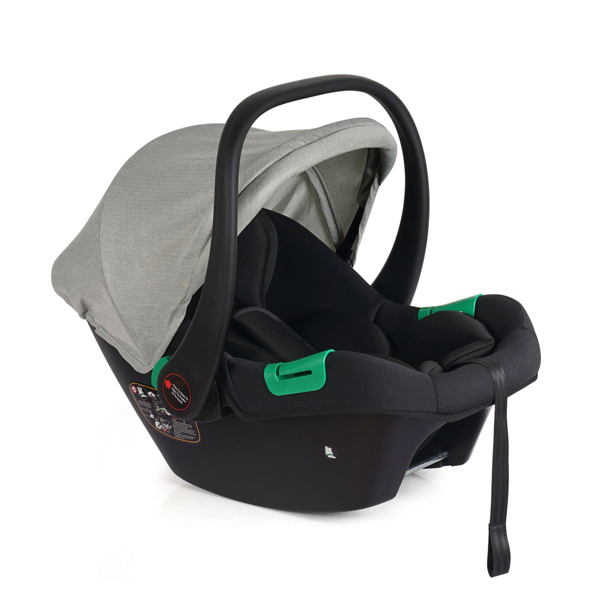 For Your Little One Cruise 3 In 1 Travel System With Car Seat And ISOFIX Base - Pebble Sage