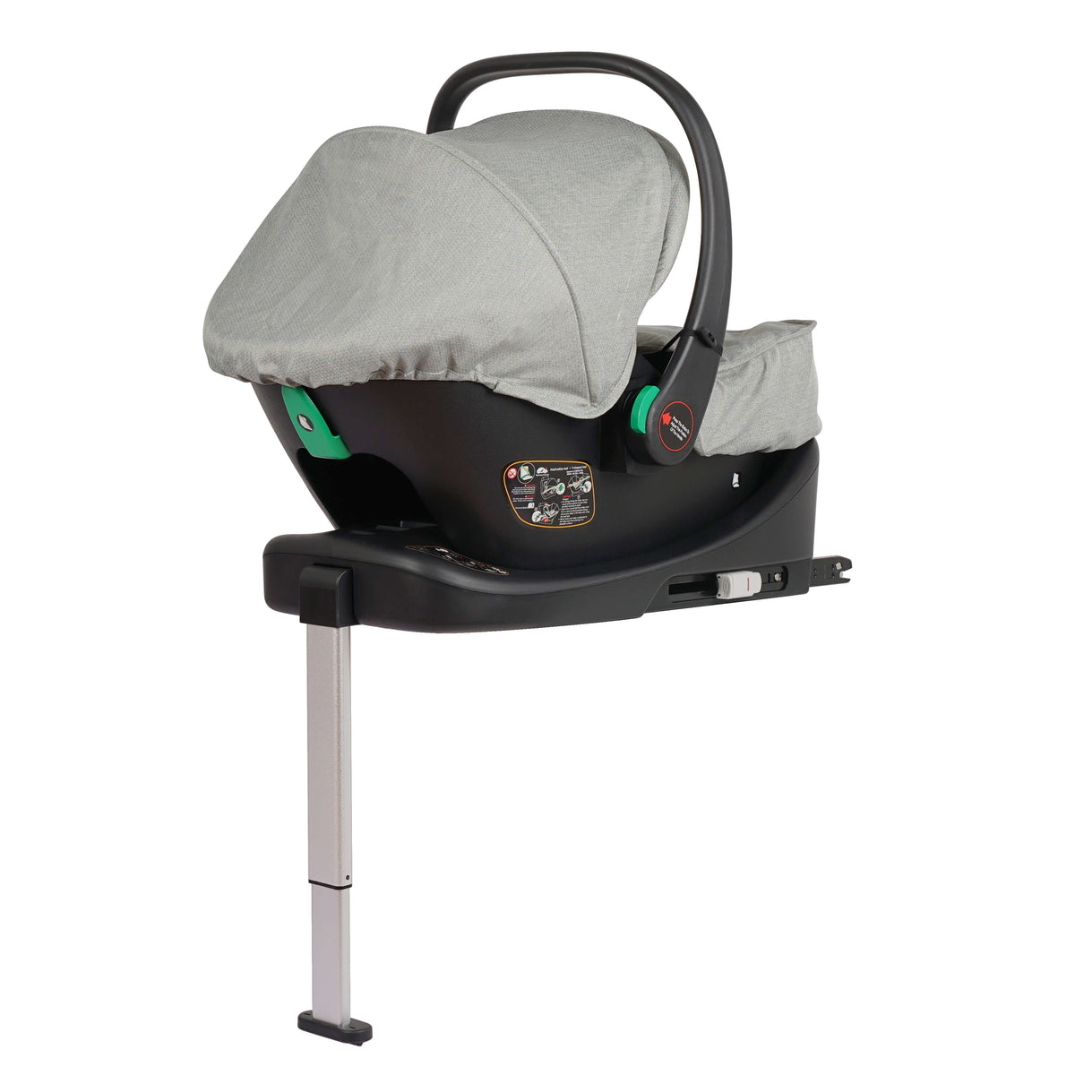 For Your Little One Cruise 3 In 1 Travel System With Car Seat And ISOFIX Base - Pebble Sage