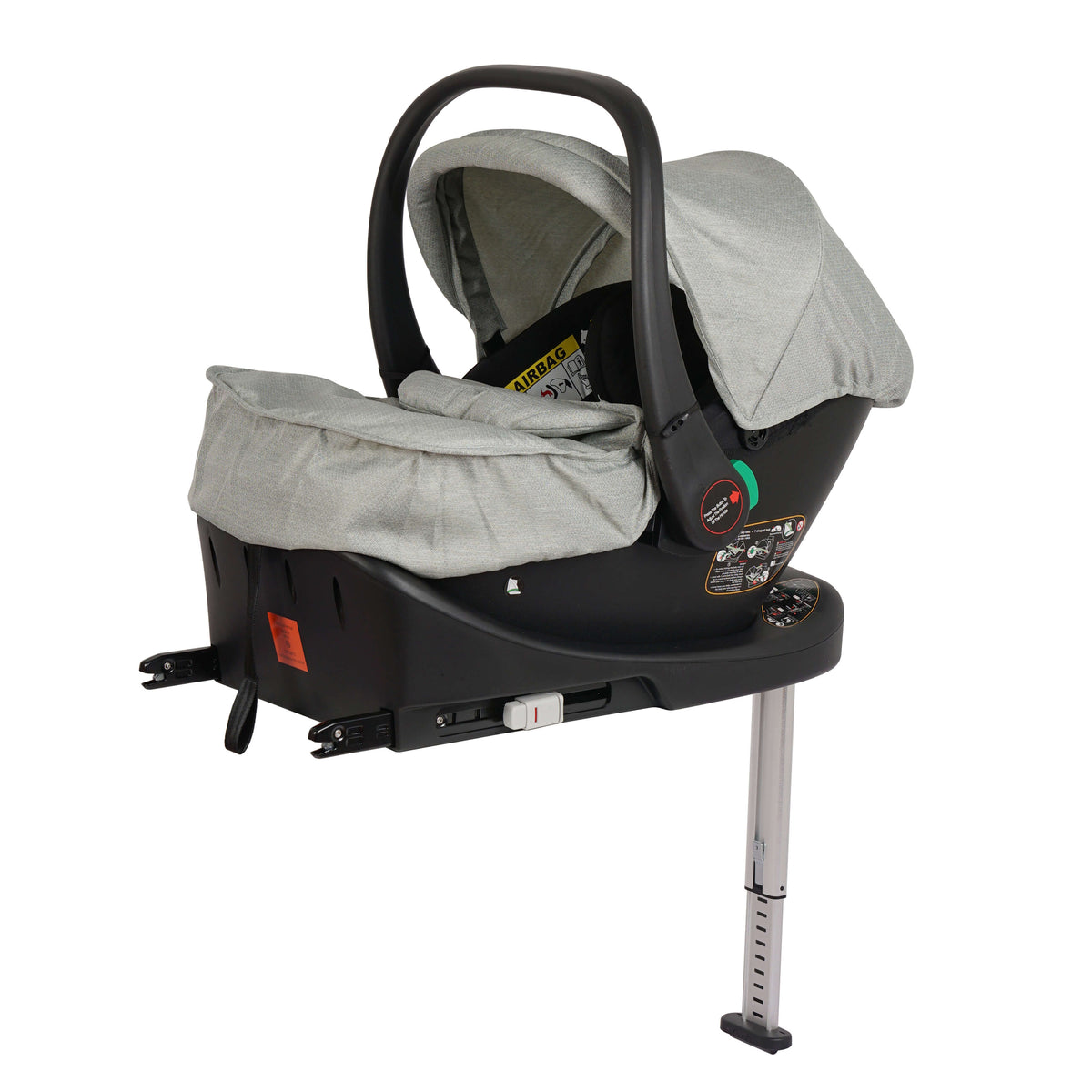 For Your Little One Cruise 3 In 1 Travel System With Car Seat And ISOFIX Base - Pebble Sage