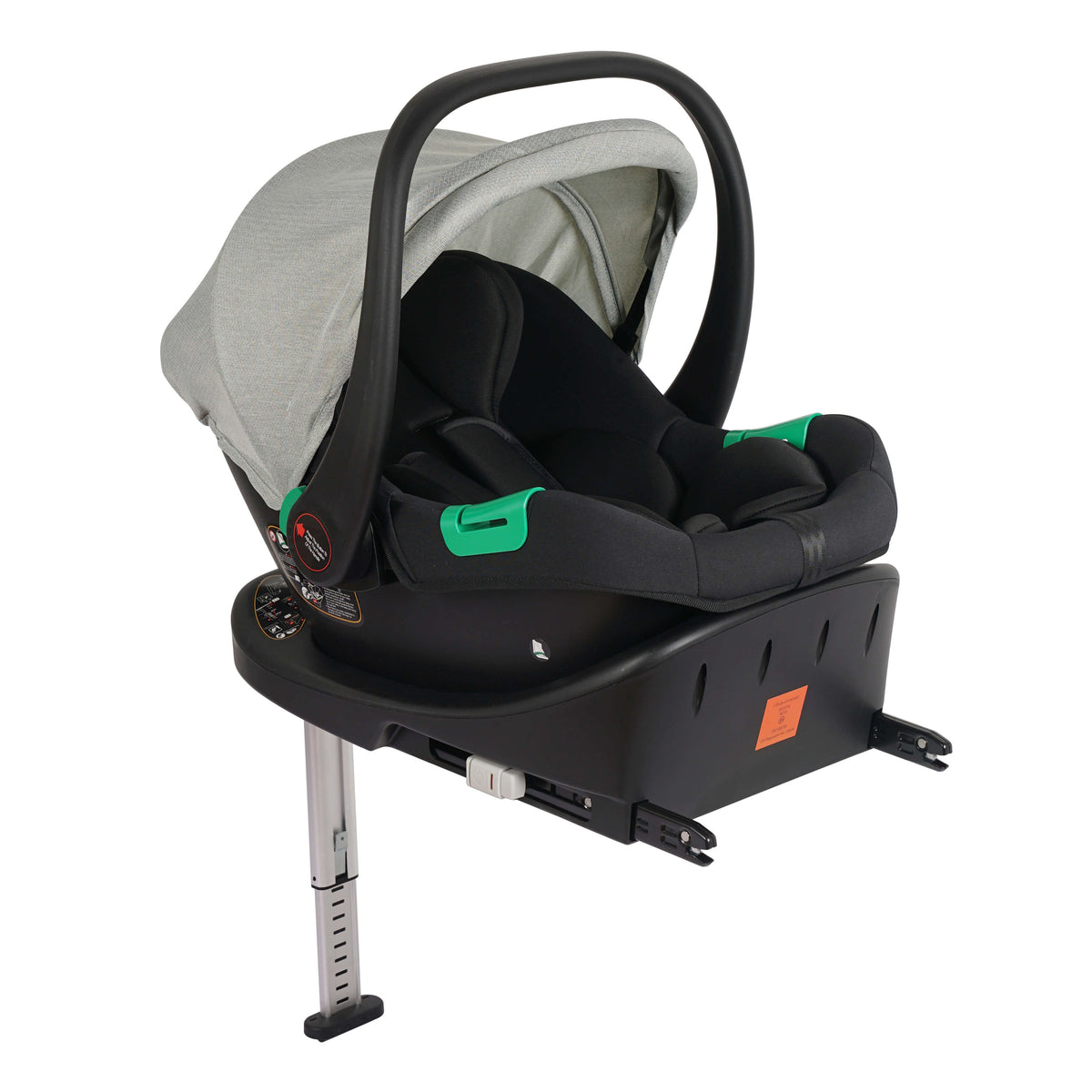 For Your Little One Cruise 3 In 1 Travel System With Car Seat And ISOFIX Base - Pebble Sage