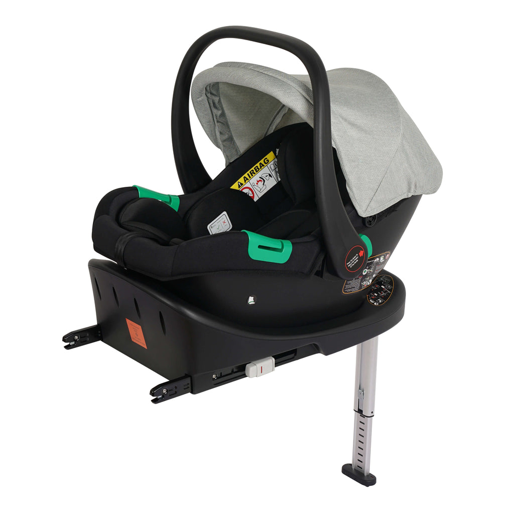 For Your Little One Cruise 3 In 1 Travel System With Car Seat And ISOFIX Base - Pebble Sage