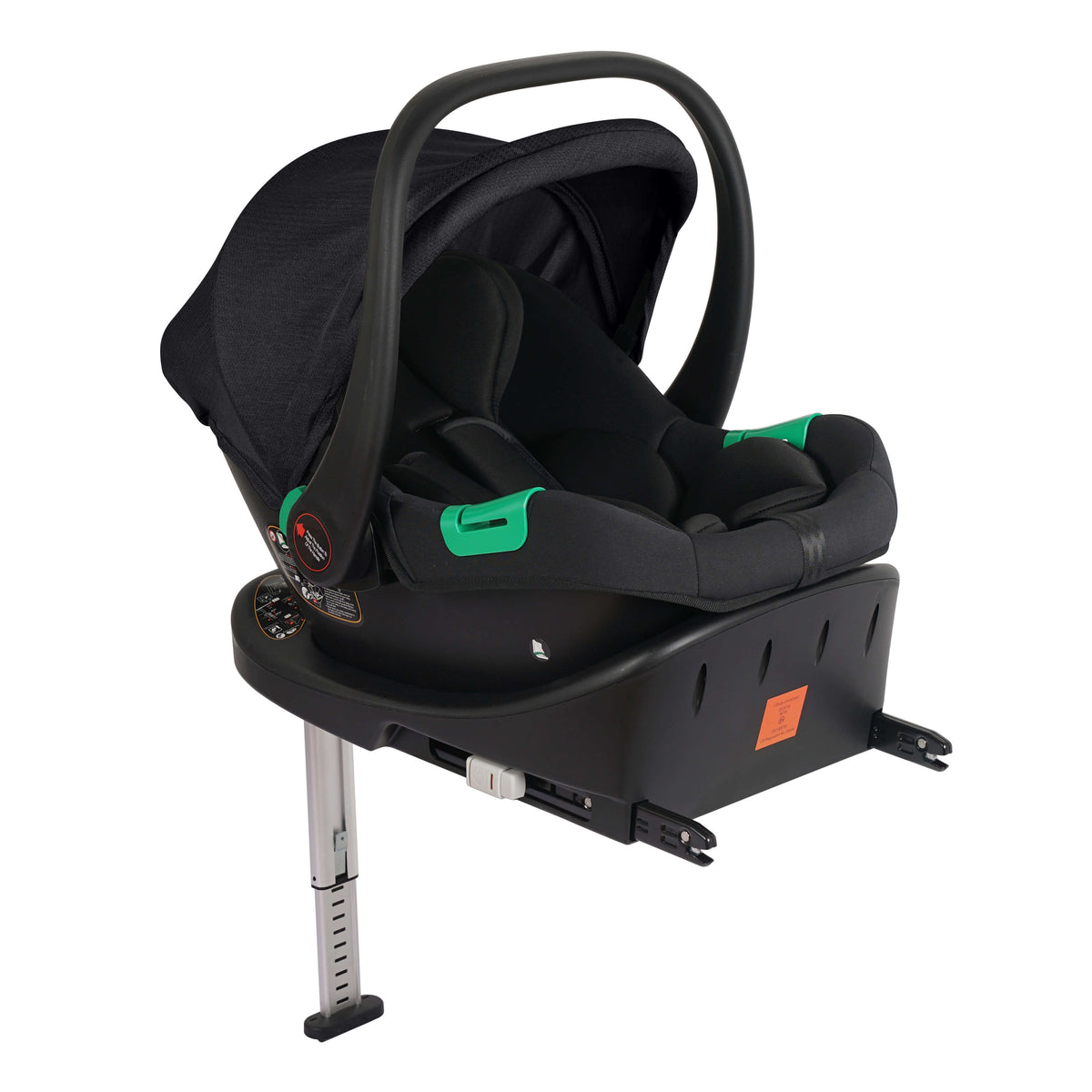 For Your Little One Cruise 3 In 1 Travel System With Car Seat And ISOFIX Base - Eclipse Black