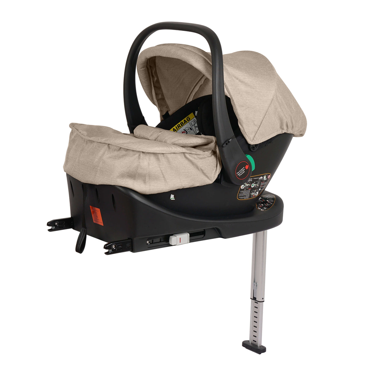 For Your Little One Cruise 3 In 1 Travel System With Car Seat And ISOFIX Base - Dune Beige