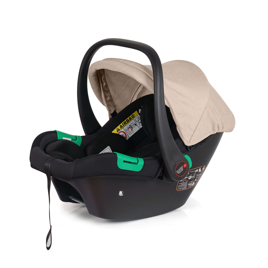 For Your Little One Cruise 3 In 1 Travel System With Car Seat And ISOFIX Base - Dune Beige
