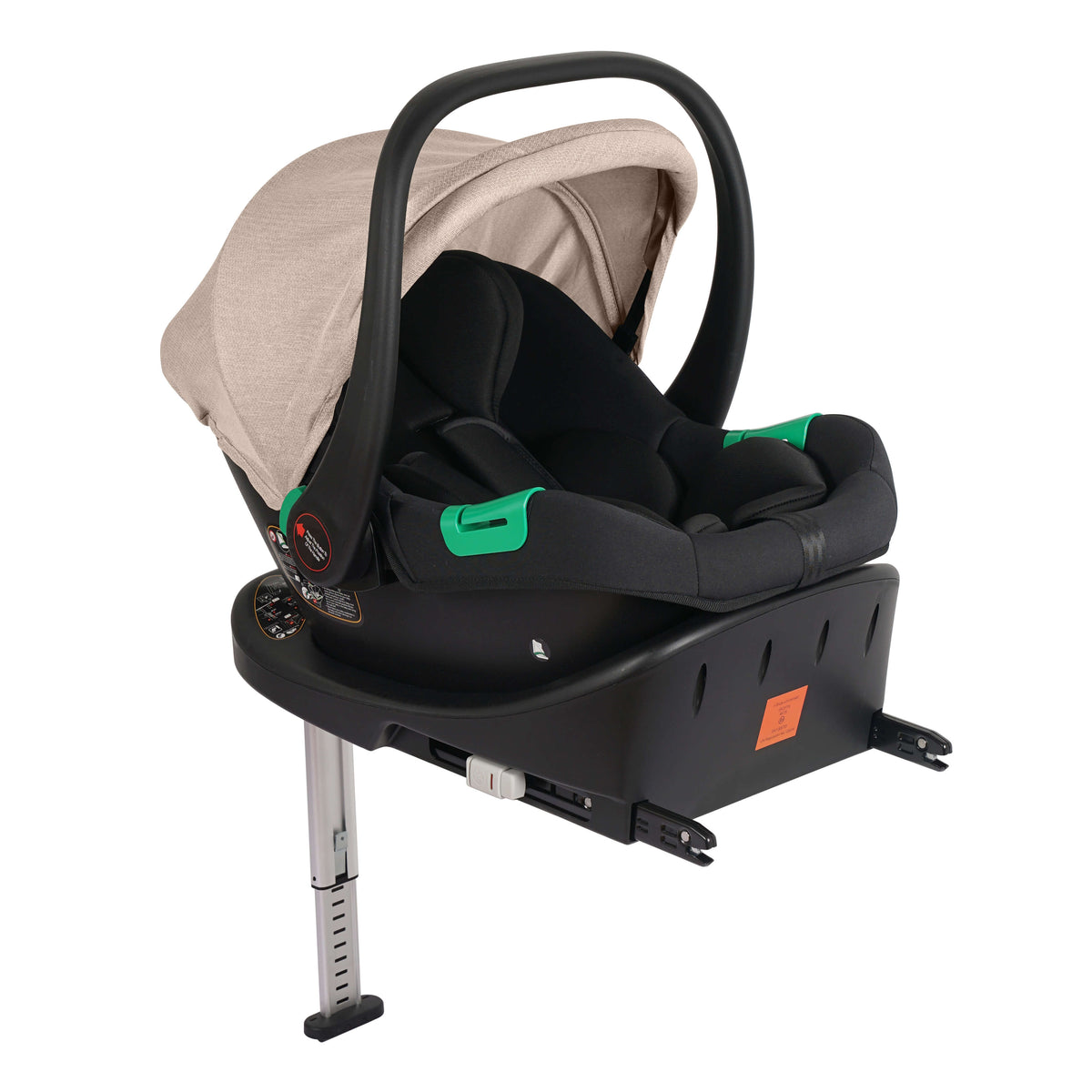 For Your Little One Cruise 3 In 1 Travel System With Car Seat And ISOFIX Base - Dune Beige