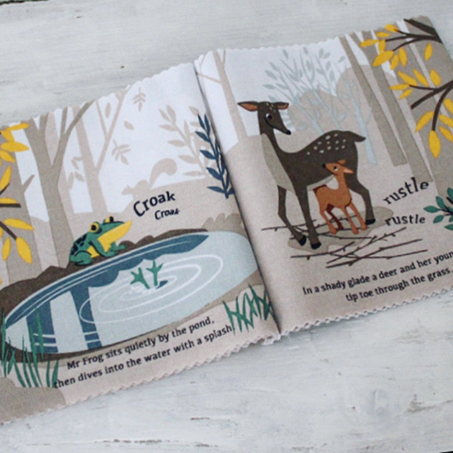 ThreadBear Design The Woodland Hush Rag Book