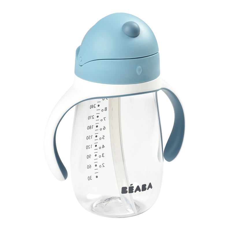 Béaba Tritan Straw Cup - Blue - 300ml