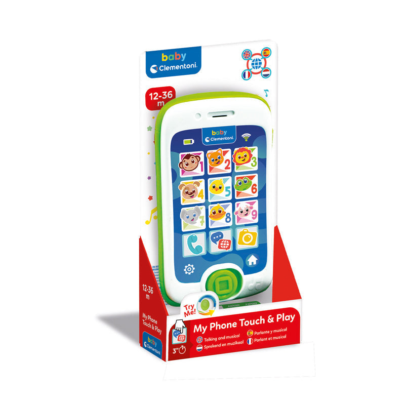 Clementoni Baby My Phone Touch & Play Toy Smart Phone