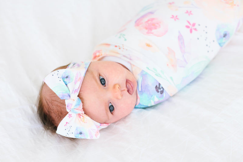 Copper Pearl Knit Headband - Bloom