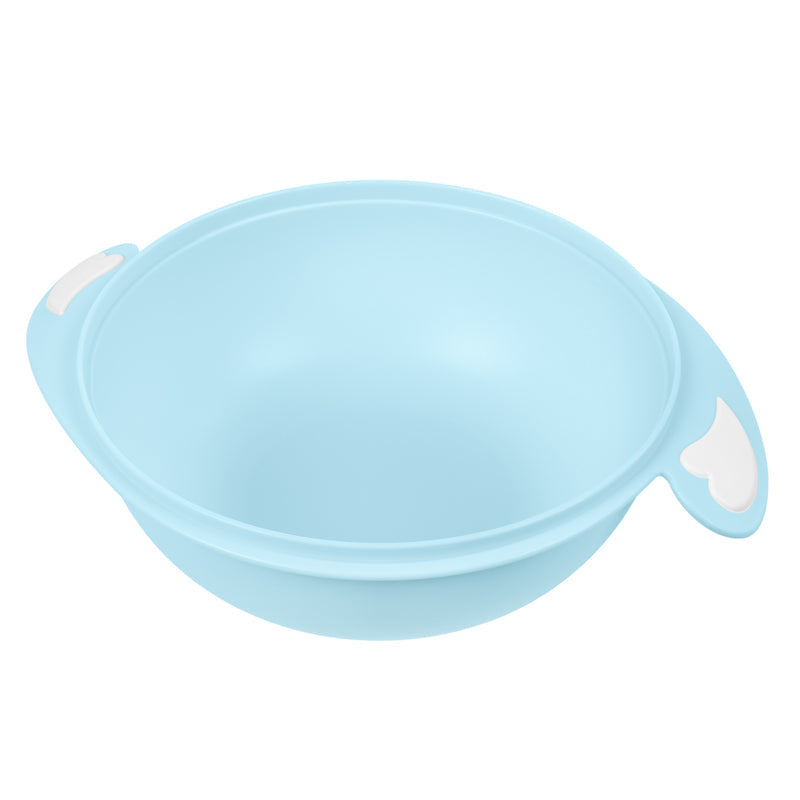 Kikka Boo Bowl 4 In 1 with Fork, Spoon, Bowl - Blue