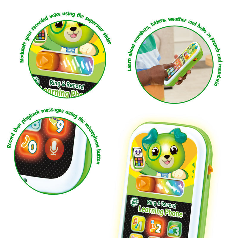 LeapFrog Scout's Ring & Record Learning Phone