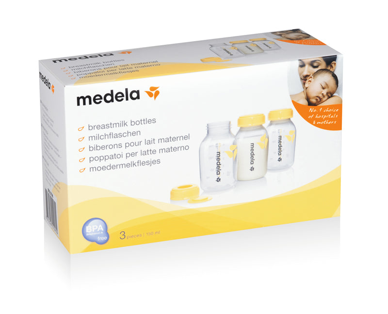 Medela Breastmilk Storage Bottles - 150ml - 3 Pack