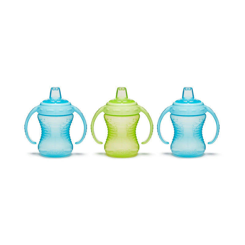 Munchkin Mighty Grip Cup - Blue & Green - 10Oz - 3Pack