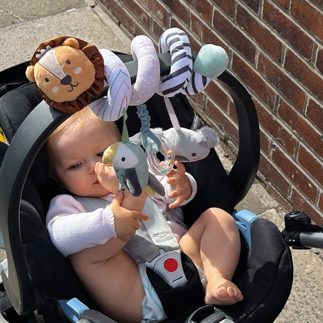 Nuby Animal Adventure Spiral Pushchair Toy