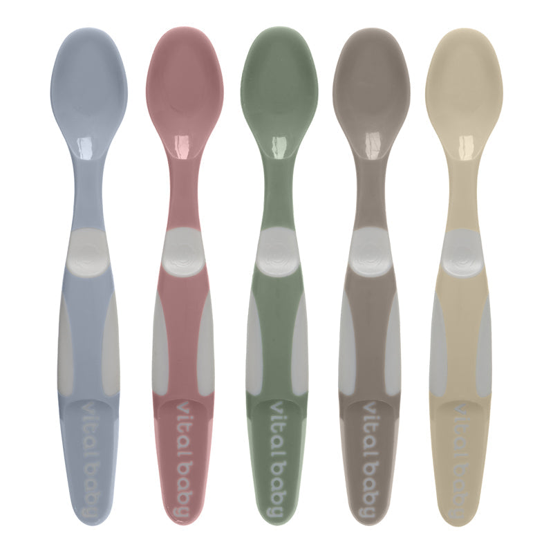 Vital Baby Nourish Start Weaning Spoons - 5 Pack