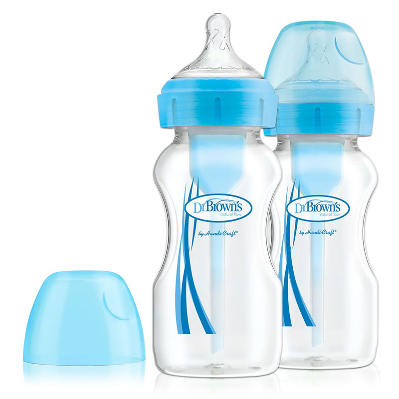 Dr Brown's Options+ Bottle - Blue - 270ml - 2 Pack