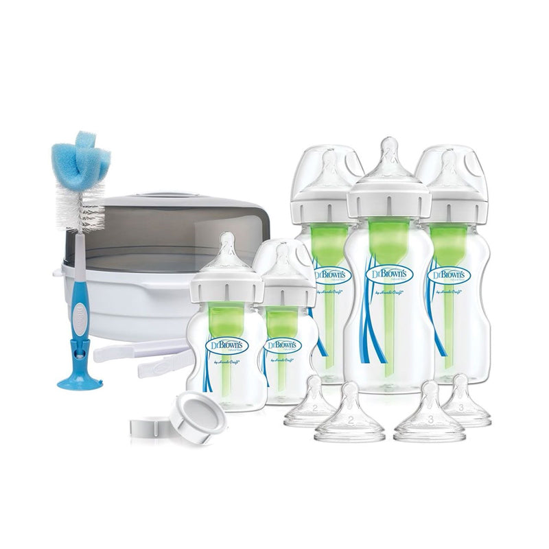 Dr Browns Options+ Newborn Gift Set with Steriliser