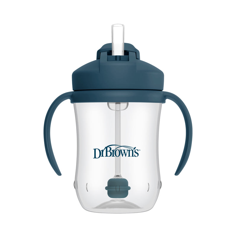 Dr Brown's Straw Cup - Navy - 270ml