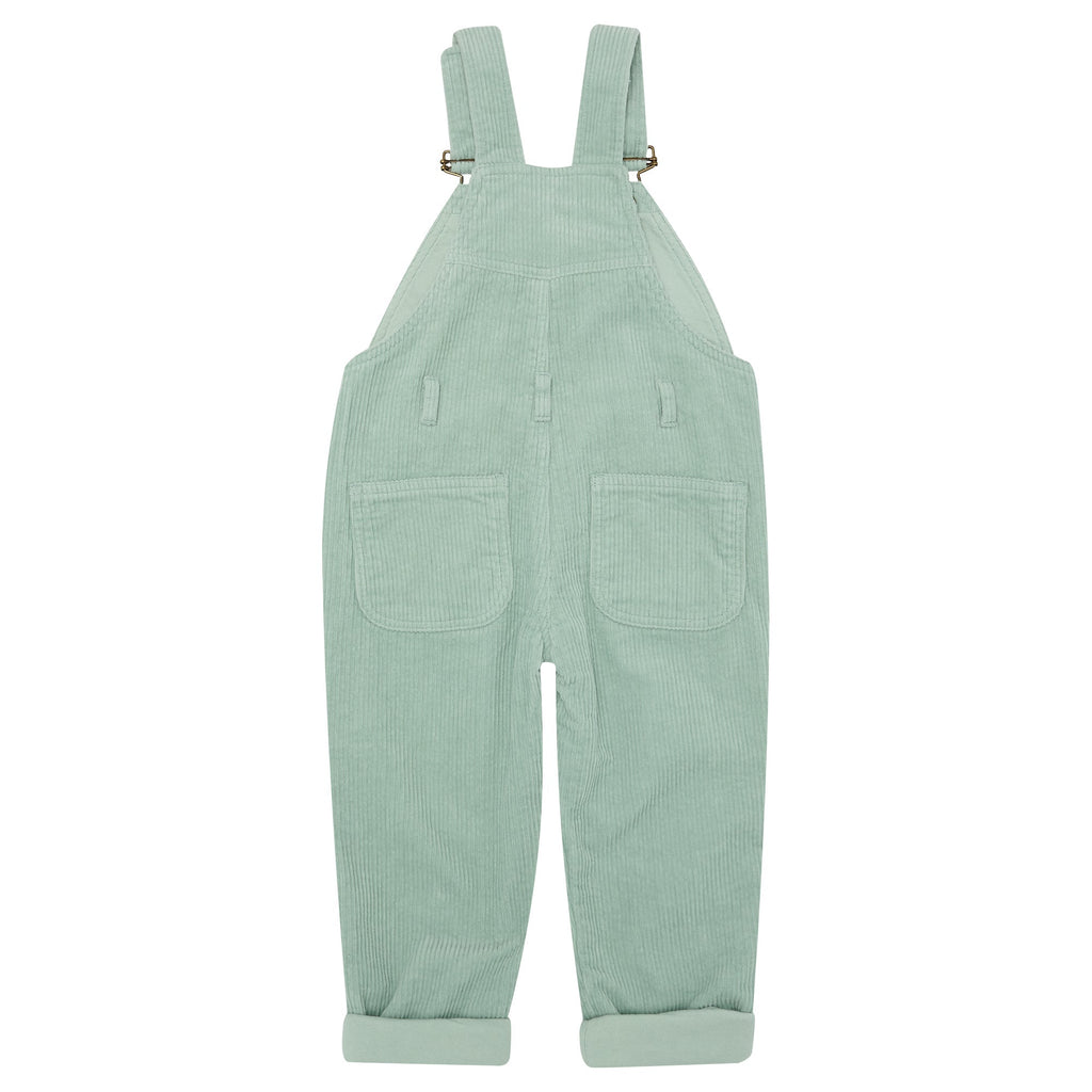 Dotty Dungarees Chunky Cord Dungarees - Mint Green