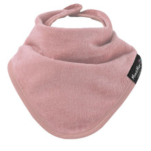 Compre 2 y obtenga 1 a mitad de precio | Paquete de 3 baberos estilo bandana Mum 2 Mum - rosa polvoriento, rosa bebé y piedra 