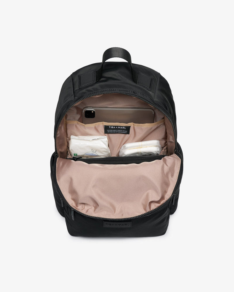 Tiba+Marl Elwood 2.0 Changing Backpack Black Woven