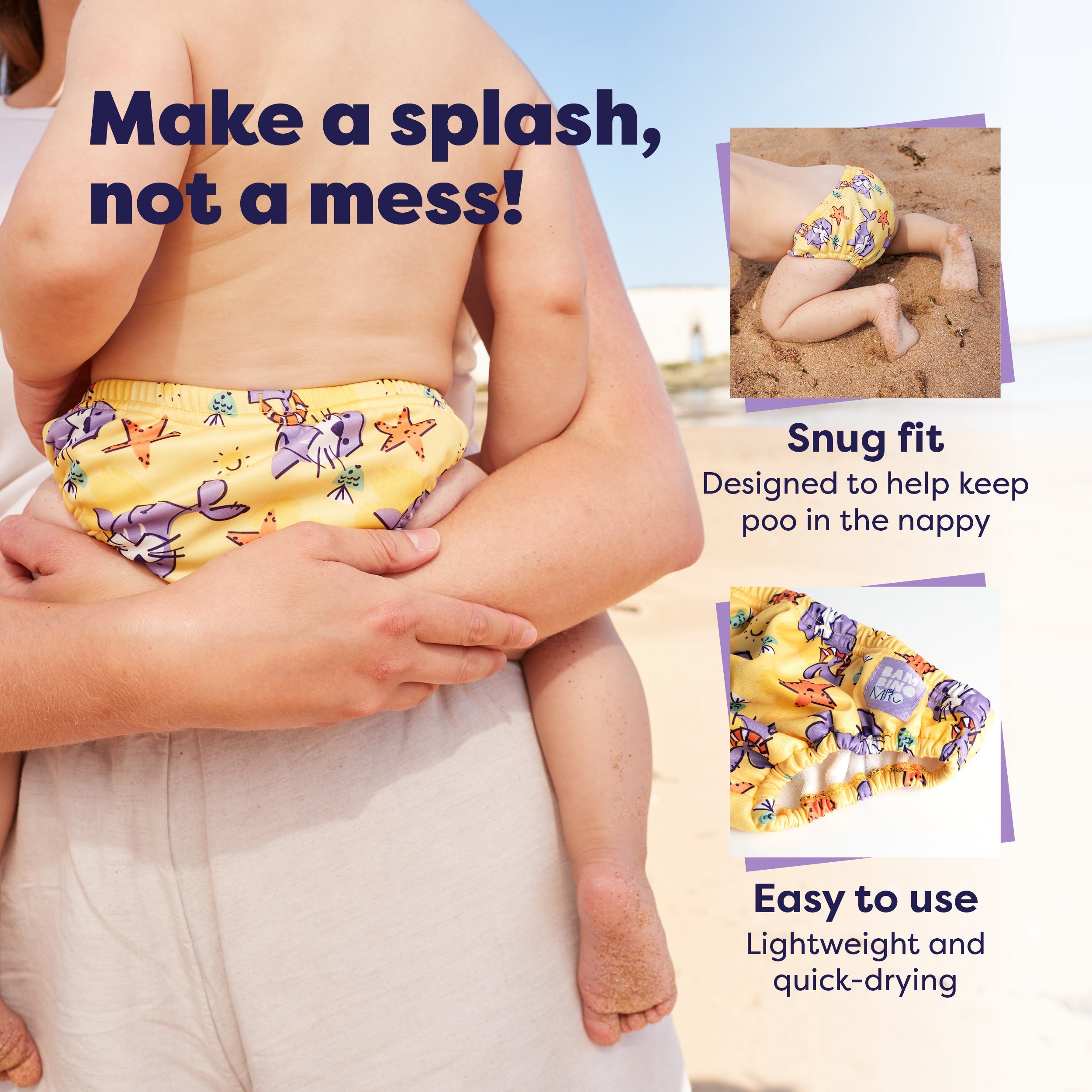 Bambino Mio Reusable Swim Nappy - Flip