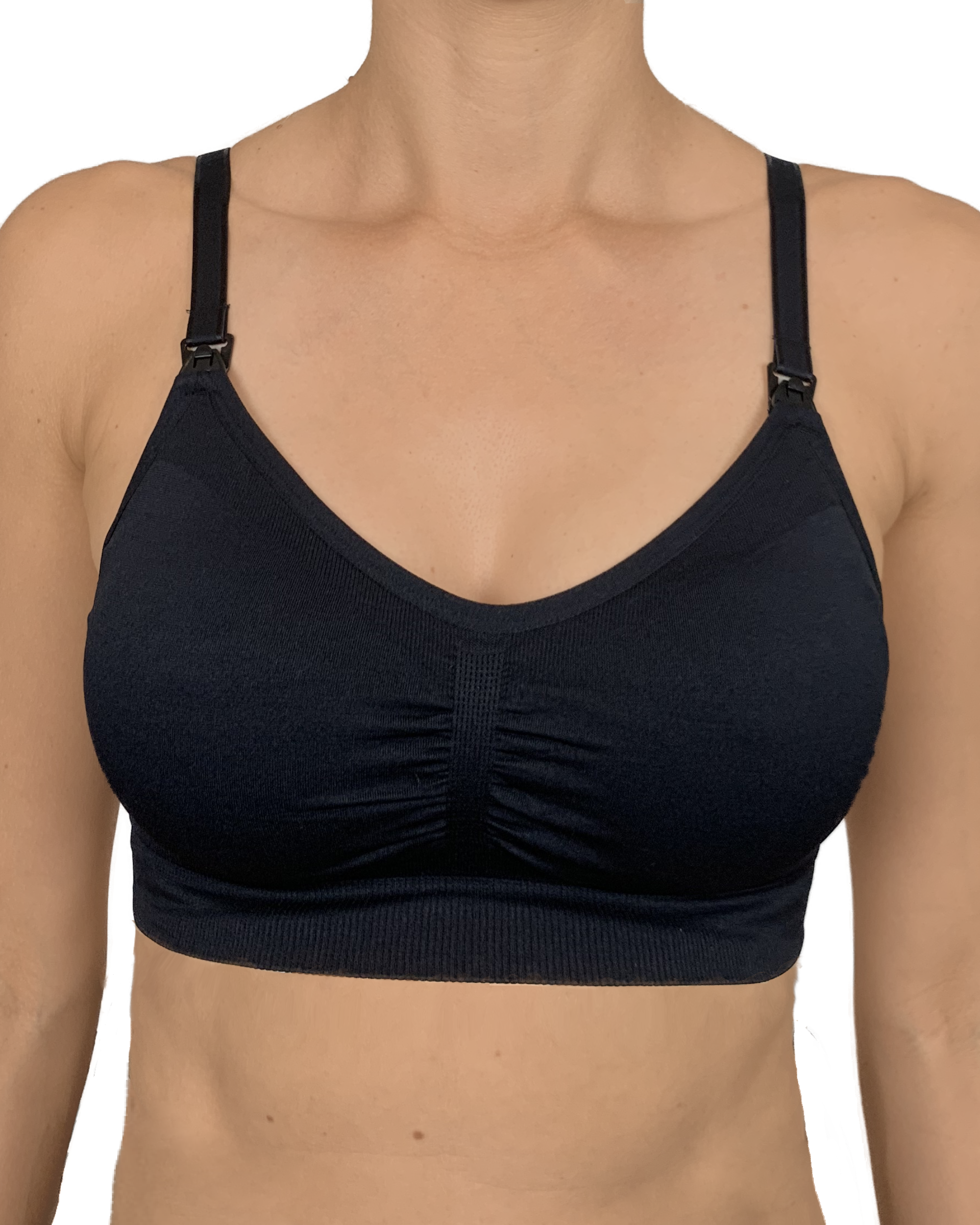 Everyday Seamfree Maternity and Nursing Bra in B to F Cup - White