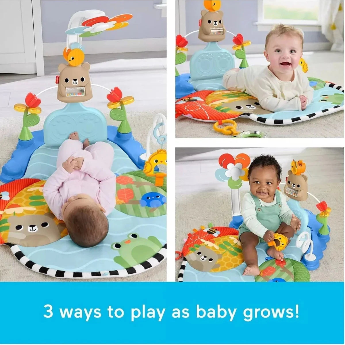 Fisher-Price 3-in-1 Kick & Sway Activity Gym