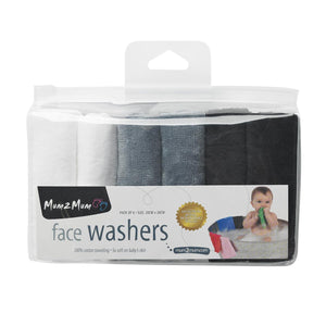 Hooded Towel & Face Washers Pack