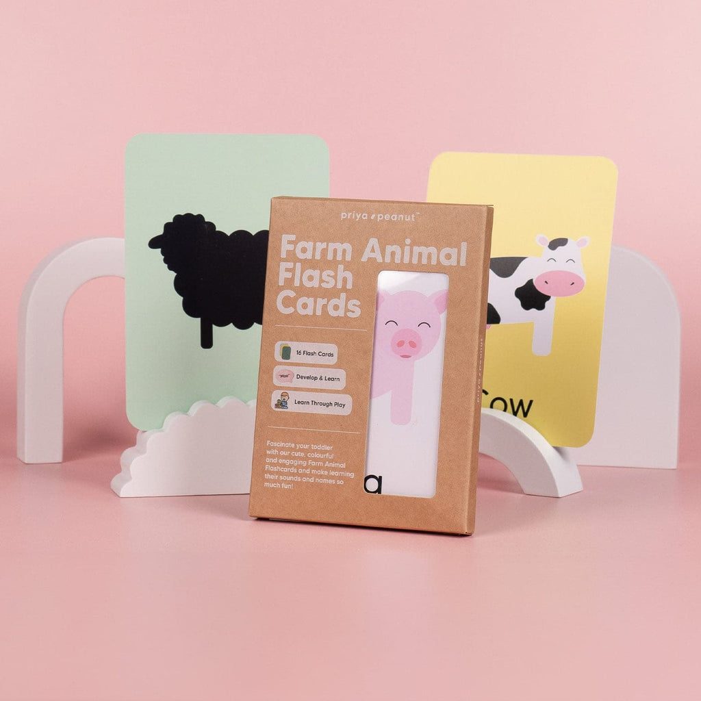Priya & Peanut First Farm Animal Flash Cards
