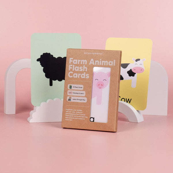 Priya & Peanut First Farm Animal Flash Cards